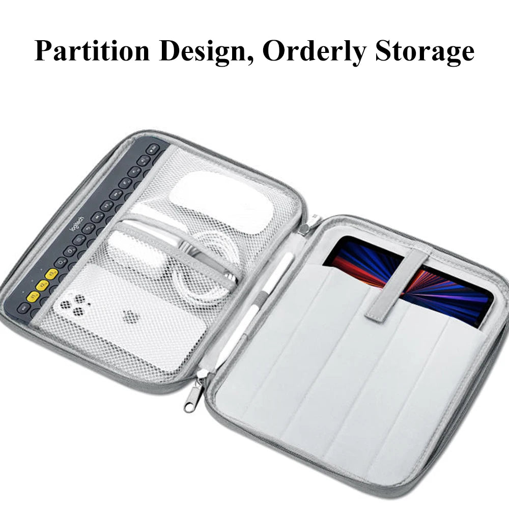 Funda Organizadora para Tablet y Laptop 11-13" | Impermeable, Acolchada y Multi-Compartimentos
