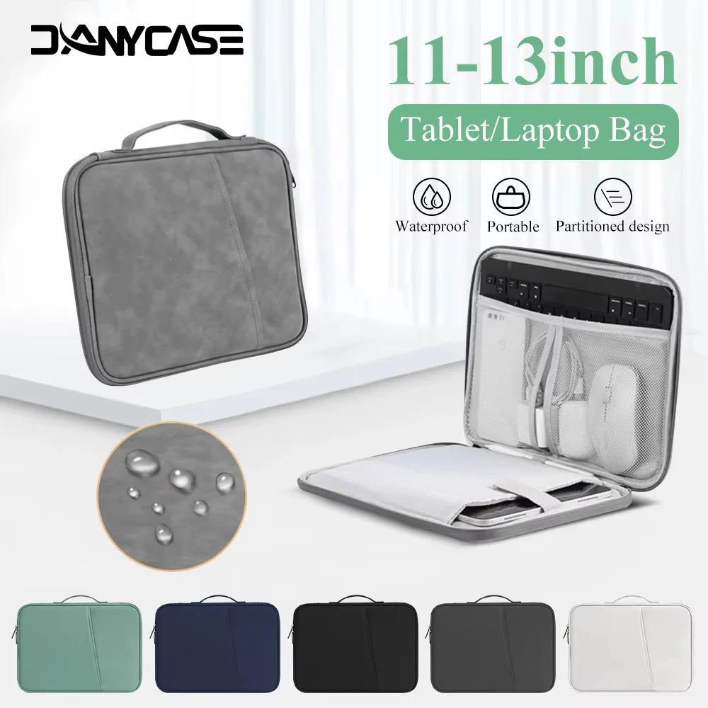 Funda Organizadora para Tablet y Laptop 11-13" | Impermeable, Acolchada y Multi-Compartimentos