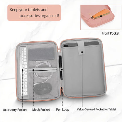 Funda Organizadora para Tablet y Laptop 11-13" | Impermeable, Acolchada y Multi-Compartimentos